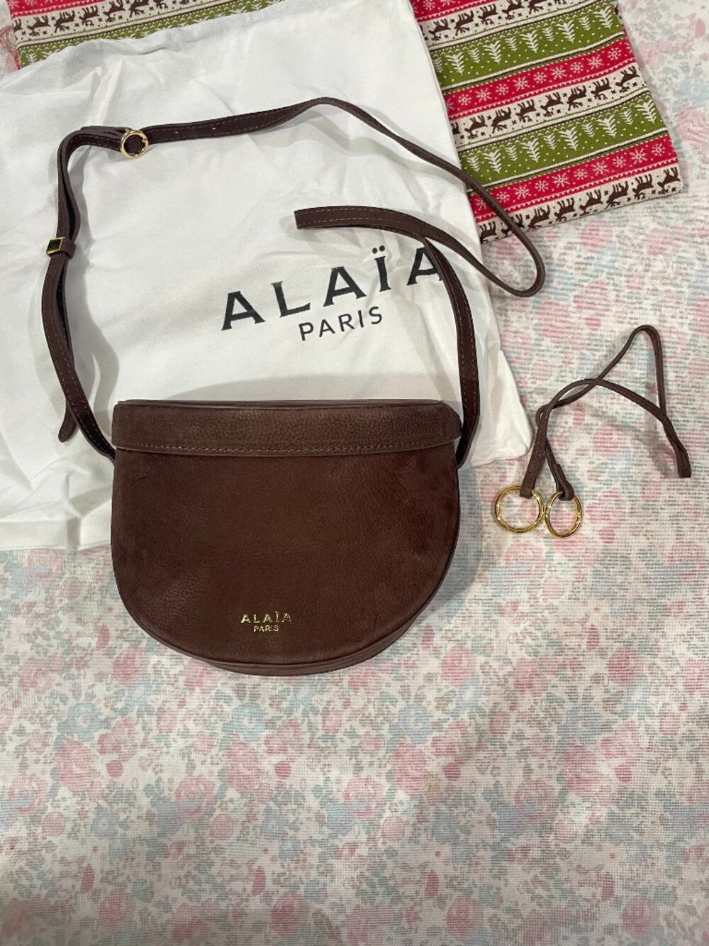 Alaïa Half Moon Saddle Bag